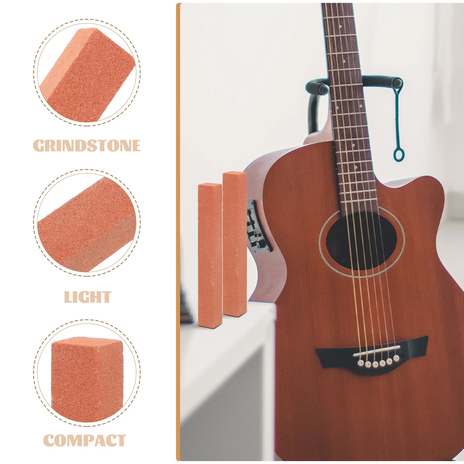 4pcs Guitar Bridge Grinding Stone Portable Fret Polishing Tool For Guitar Bass Maintenance Luthier Repair Accessory Instrument
4pcs Guitar Bridge Grinding Stone Portable Fret Polishing Tool For Guitar Bass Maintenance Luthier Repair Accessory Instrument