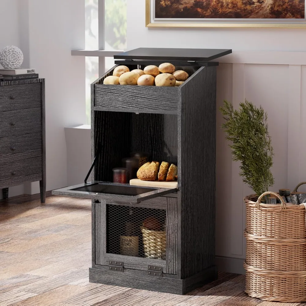 Storage Wood Bin, Wooden Bread Storage Bins, Decorative Potato and Onion Storage Bin, Potato Bin with Grocery Section,
Storage Wood Bin, Wooden Bread Storage Bins, Decorative Potato and Onion Storage Bin, Potato Bin with Grocery Section,