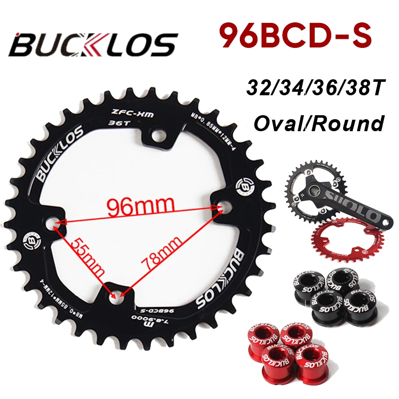 Кольцо-цепь BUCKLOS 96BCD, круглая Звездочка 32/34/36/38T для зубьев SHIMANO M7000, M8000, M4100, M5100, 96bcd
Кольцо-цепь BUCKLOS 96BCD, круглая Звездочка 32/34/36/38T для зубьев SHIMANO M7000, M8000, M4100, M5100, 96bcd