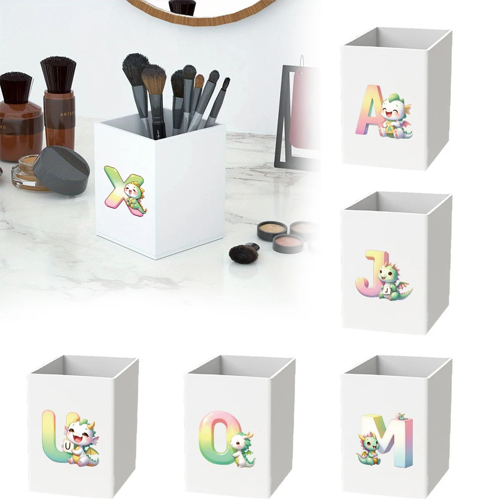 Calligraphy Brush Storage Box Desktop Office Pen Holder Makeup Brush Case Cartoon Animal Initial Name 26 Letters Pattern
Calligraphy Brush Storage Box Desktop Office Pen Holder Makeup Brush Case Cartoon Animal Initial Name 26 Letters Pattern