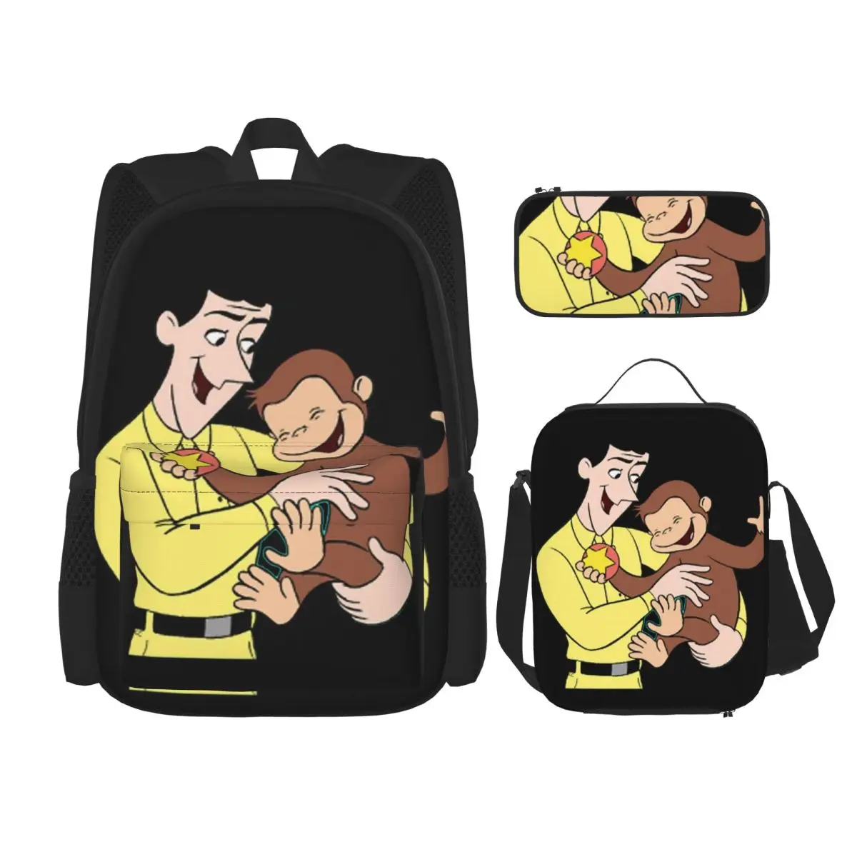 Любимый Джордж (1) Рюкзаки для мальчиков и девочек, сумка для книг, детские школьные сумки, детский рюкзак с героями мультфильмов, сумка для обеда, сумка для ручек, набор из трех предметов
Любимый Джордж (1) Рюкзаки для мальчиков и девочек, сумка для книг, детские школьные сумки, детский рюкзак с героями мультфильмов, сумка для обеда, сумка для ручек, набор из трех предметов