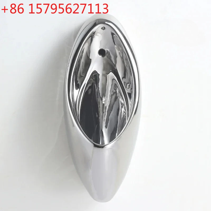 Wall-mounted silver urinal hotel color automatic sensor urinal hand-pressed deodorant
Wall-mounted silver urinal hotel color automatic sensor urinal hand-pressed deodorant