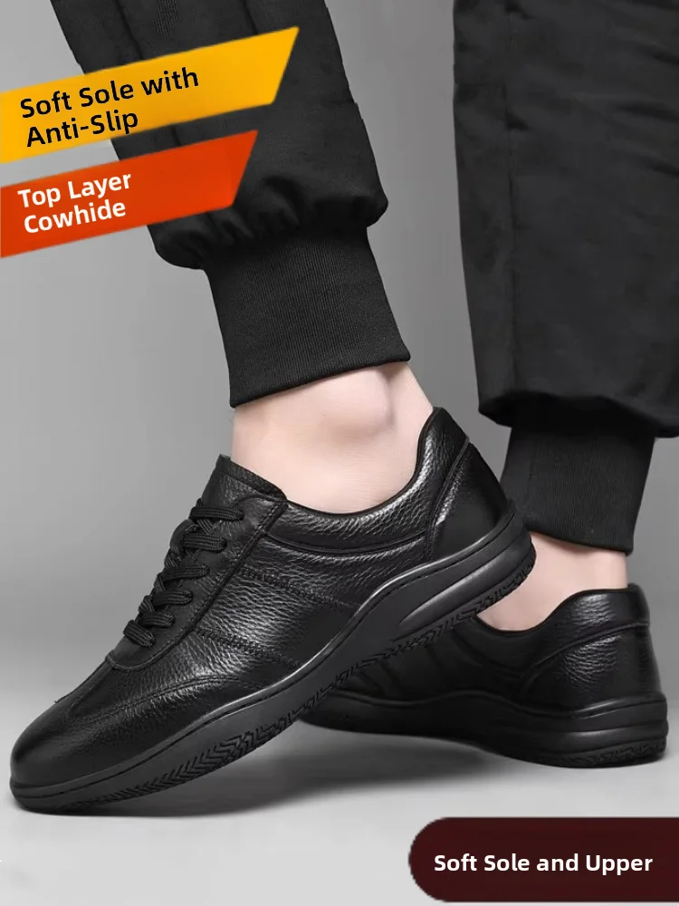 Handmade Soft Leather oes Breathable Spor Flat Heel round Toe Rubber Sole for Spring Autumn Comfortable Faionable Men's...
Handmade Soft Leather oes Breathable Spor Flat Heel round Toe Rubber Sole for Spring Autumn Comfortable Faionable Men's...