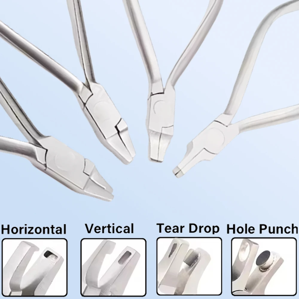 Dental Orthodontic Aligner Plier with Punch Hole and Teardrop Thermal Forming Forceps for Invisible Retainer Trimming
Dental Orthodontic Aligner Plier with Punch Hole and Teardrop Thermal Forming Forceps for Invisible Retainer Trimming