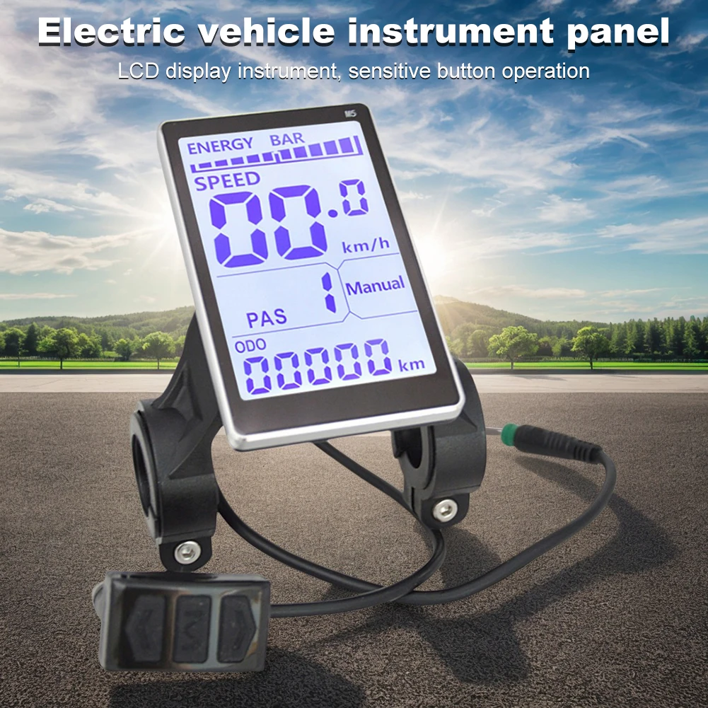 M5 Display 24V-60V Electric Lcd Display lcd display for electric bike Scooter Waterproof Lcd Panel Screen Ebike Computer
M5 Display 24V-60V Electric Lcd Display lcd display for electric bike Scooter Waterproof Lcd Panel Screen Ebike Computer