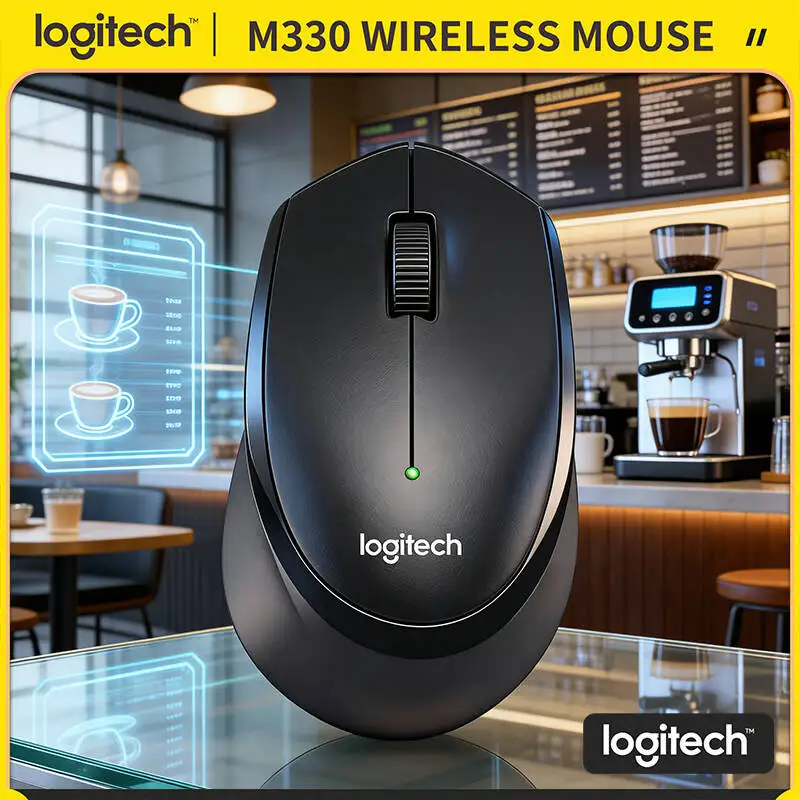 Logitech M330 Silent Cordless Mouse Ergonomic Design 2.4GHz USB Nano Receiver Quiet Operation for Office PC Mac Laptop
Logitech M330 Silent Cordless Mouse Ergonomic Design 2.4GHz USB Nano Receiver Quiet Operation for Office PC Mac Laptop