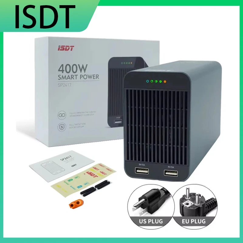 SkyCityFPV ISDT SP2417 400W/SP2425 600W/SP2433 800W High Power Battery Charger/Switch Smart Control w/ LED USB Charging Models
SkyCityFPV ISDT SP2417 400W/SP2425 600W/SP2433 800W High Power Battery Charger/Switch Smart Control w/ LED USB Charging Models