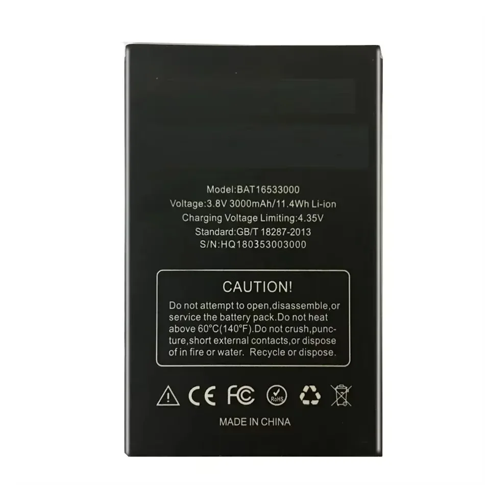 Mobile Phone Battery BAT16533000 For Doogee 5.5inch X9 Pro X9pro Premium Replacement 3000mAh
Mobile Phone Battery BAT16533000 For Doogee 5.5inch X9 Pro X9pro Premium Replacement 3000mAh