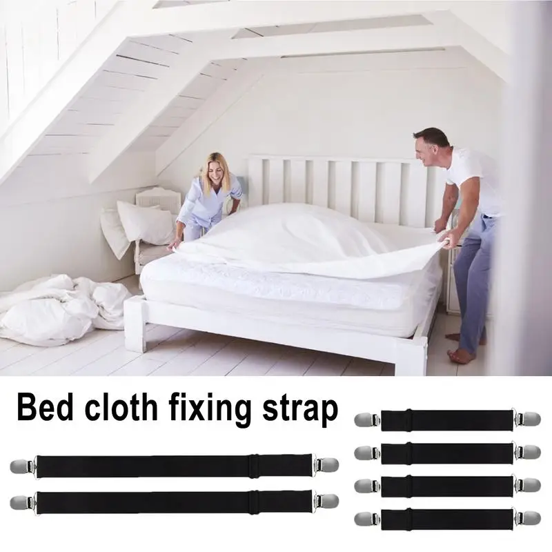 6 Pcs Bed Sheet Holders With Adjustable Anti Slip Bed Sheet Fixing Clip Table Cloth Fixing Strap Bed Sheet Clip Strap
6 Pcs Bed Sheet Holders With Adjustable Anti Slip Bed Sheet Fixing Clip Table Cloth Fixing Strap Bed Sheet Clip Strap