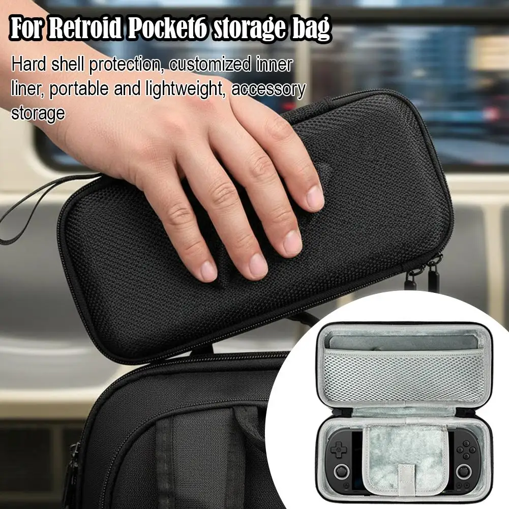 Hard Shell Carrying Case for Retroid Pocket 6 Shockproof Portable Protective Storage Bag Travel Case for Handheld Game Console
Hard Shell Carrying Case for Retroid Pocket 6 Shockproof Portable Protective Storage Bag Travel Case for Handheld Game Console