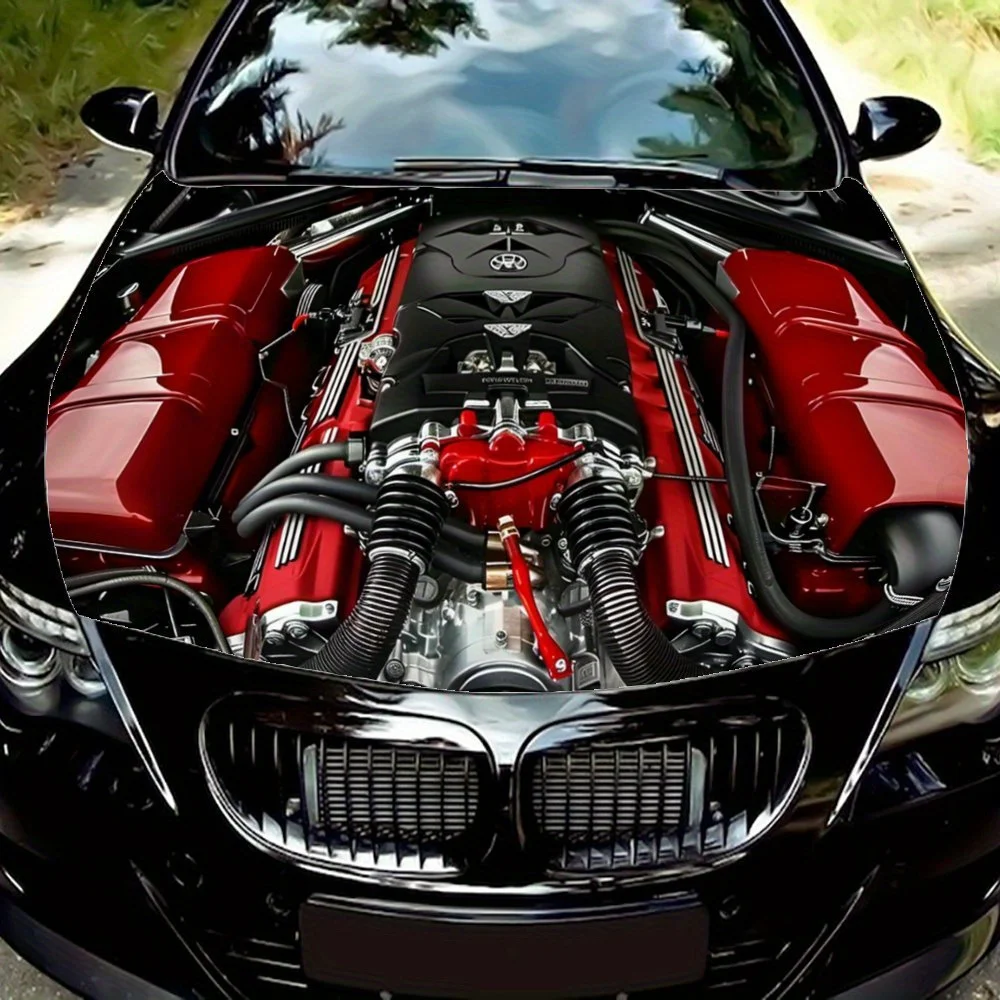 Наклейка на тюнинг двигателя - настоящая конструкция деталей отделения двигателя, винил ПВХ, украшение на капот автомобиля/грузовика, первый выбор, подарки, автомобиль E
Наклейка на тюнинг двигателя - настоящая конструкция деталей отделения двигателя, винил ПВХ, украшение на капот автомобиля/грузовика, первый выбор, подарки, автомобиль E