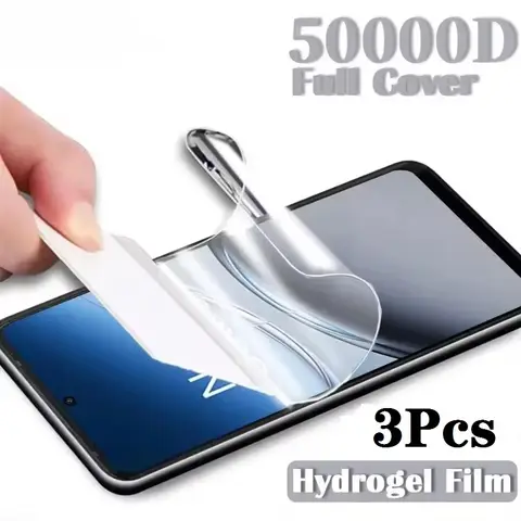 3Pcs Hydrogel Film For Blackview V3 JK450 JK900 BV2000 BV5000 Ultra Arrow Crown Omega DM550 BV4800 SE Screen Protector Not Glas