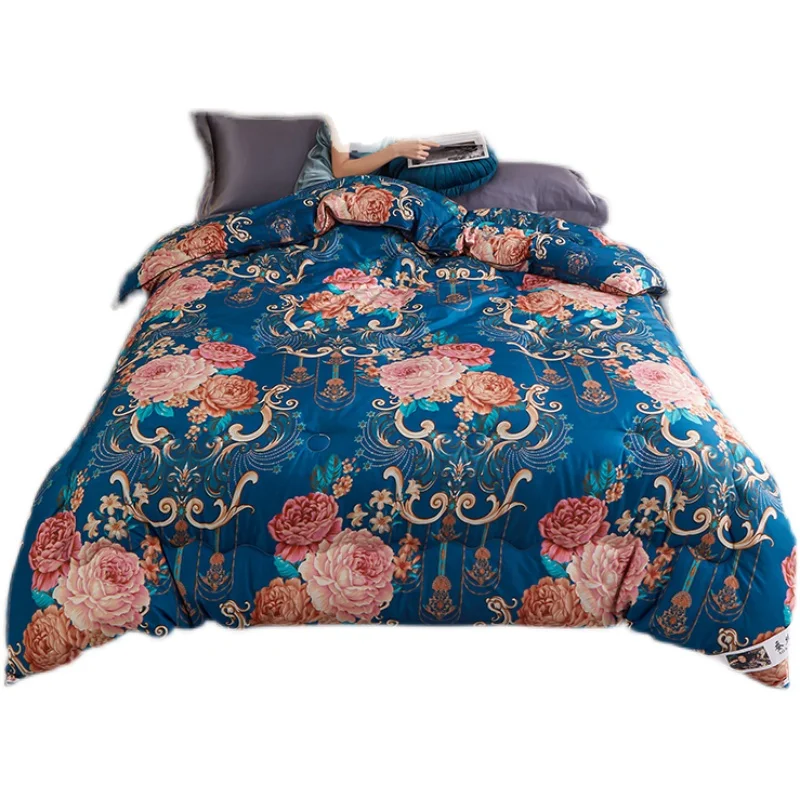 Silk quilt 100 mulberry silk winter thickened core 4kg double spring and autumn quilt summer cool
Silk quilt 100 mulberry silk winter thickened core 4kg double spring and autumn quilt summer cool