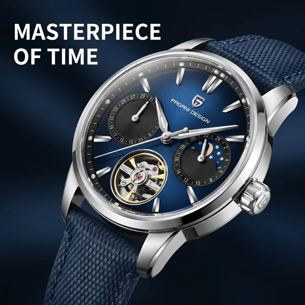 PAGANI DESIGN Men's Pilot Mechanical Watch 10Bar Waterproof Top Brand Sapphire Glass Business Leisure Men's Automatic Watch
PAGANI DESIGN Men's Pilot Mechanical Watch 10Bar Waterproof Top Brand Sapphire Glass Business Leisure Men's Automatic Watch