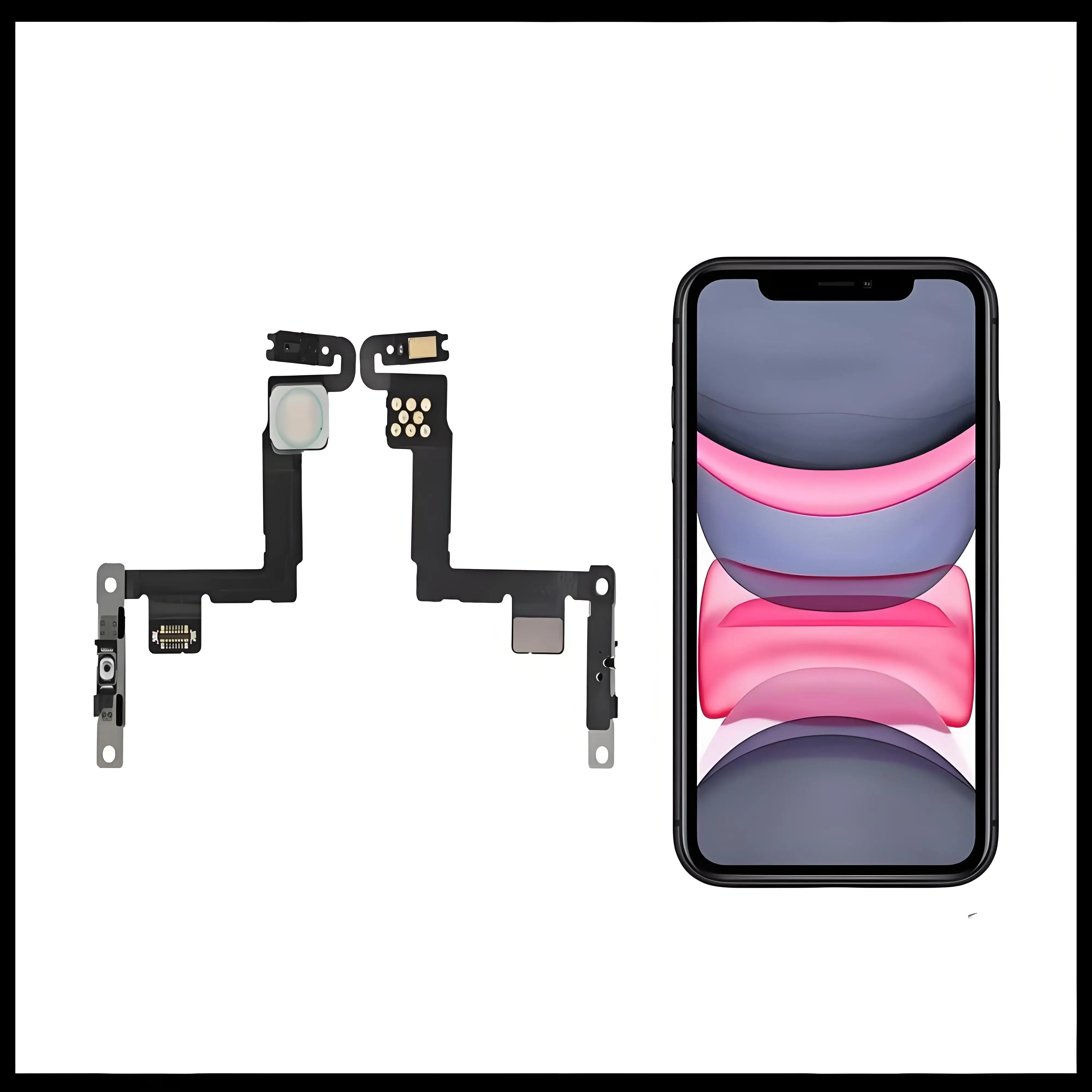Кнопка регулировки громкости Pop, бесшумный гибкий кабель для IPhone 11 Pro X XR XS Max с микрофоном, вспышкой, светодиодной подсветкой, ремонт, замена
Кнопка регулировки громкости Pop, бесшумный гибкий кабель для IPhone 11 Pro X XR XS Max с микрофоном, вспышкой, светодиодной подсветкой, ремонт, замена