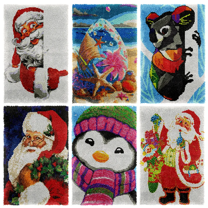 Рождественский крючок с защелкой Санта-Сова, наборы ковриков, наволочка Smyrna, узел, посылка «сделай сам», шерстяной крючок с защелкой, набор, ковер для рукоделия, вышивки
Рождественский крючок с защелкой Санта-Сова, наборы ковриков, наволочка Smyrna, узел, посылка «сделай сам», шерстяной крючок с защелкой, набор, ковер для рукоделия, вышивки