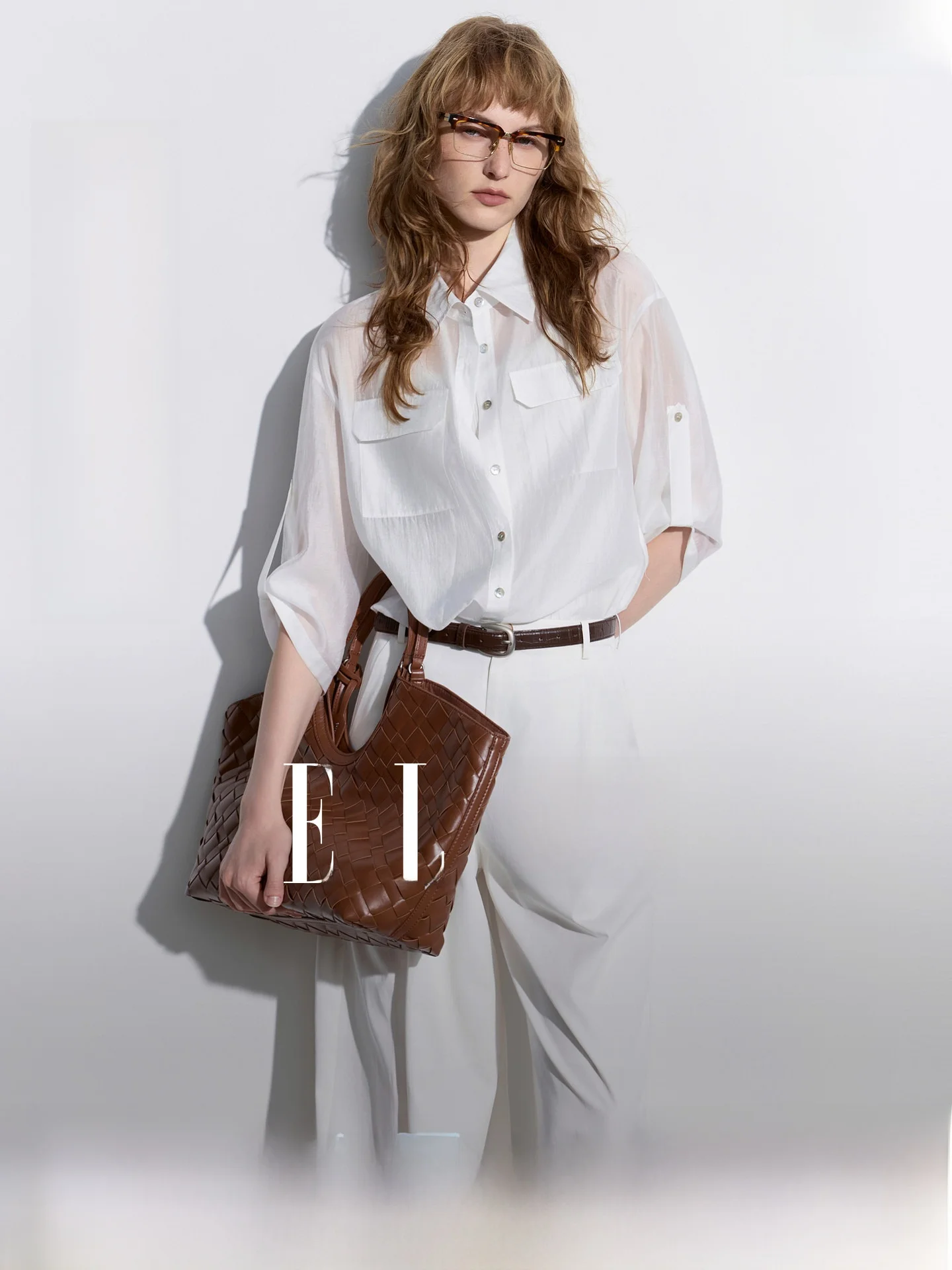 ELLE Women's Shirt Loose Fit Casual Collar Summer New Textured Women's Fashion Commute Style Regular Length Sleeve
ELLE Women's Shirt Loose Fit Casual Collar Summer New Textured Women's Fashion Commute Style Regular Length Sleeve