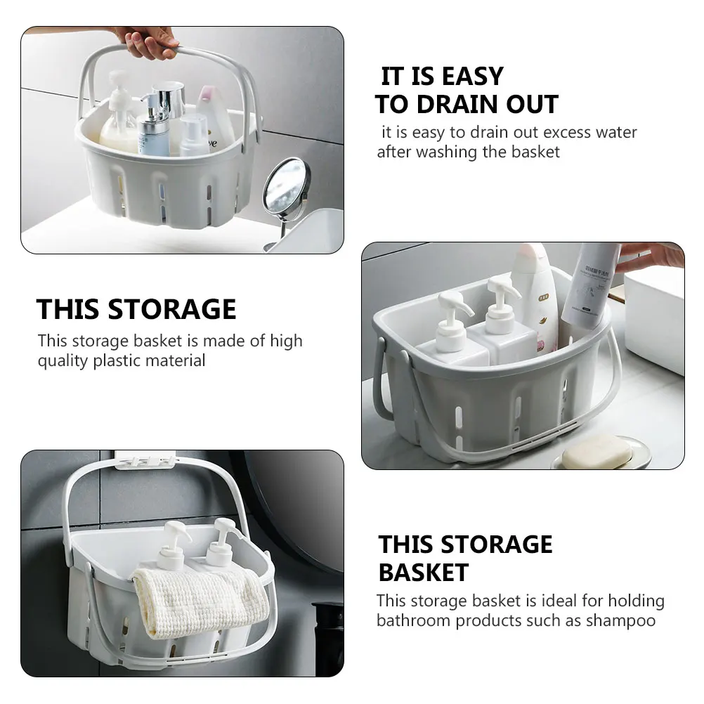 Plastic Bath Basket Lightweight Storage ganizer Portable PP Material Bathing Container Shower Hollow Drain Shampoo Conditioner
Plastic Bath Basket Lightweight Storage ganizer Portable PP Material Bathing Container Shower Hollow Drain Shampoo Conditioner