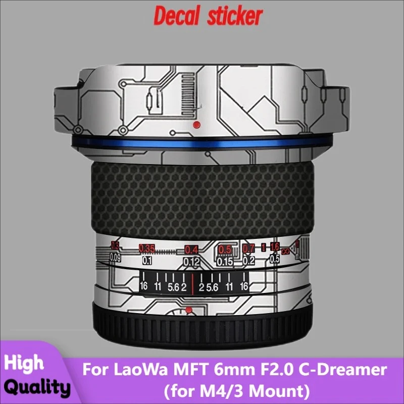 Для laowa MFT 6 мм F2.0 C-Dreamer для M4/3 крепление объектива наклейка защитная наклейка на кожу виниловая пленка защитное покрытие от царапин
Для laowa MFT 6 мм F2.0 C-Dreamer для M4/3 крепление объектива наклейка защитная наклейка на кожу виниловая пленка защитное покрытие от царапин