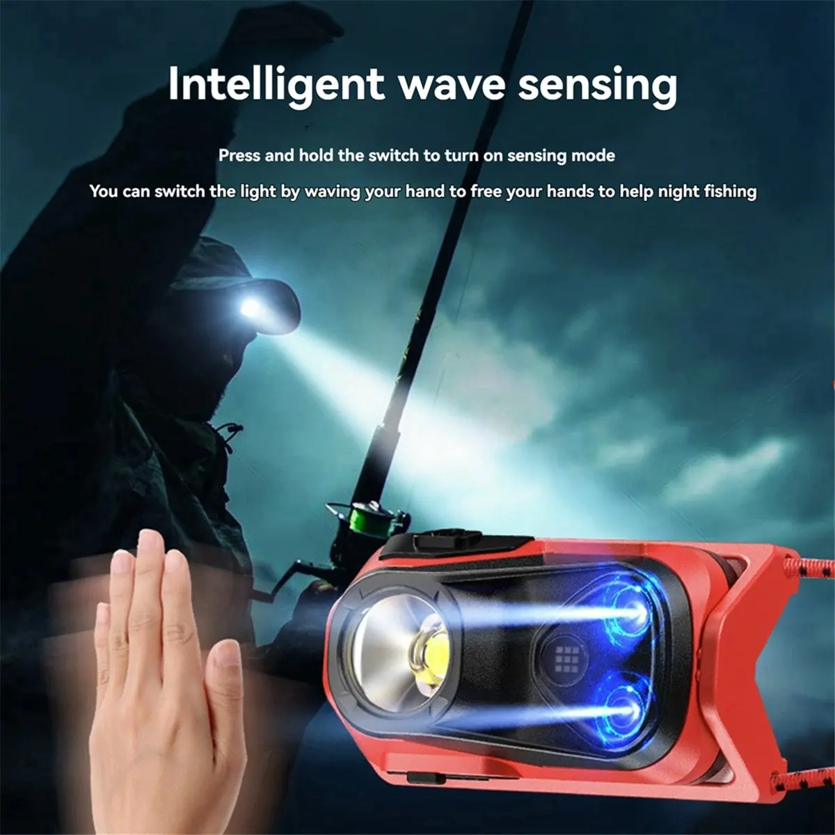 (ABYM) Outdoor Led Sensing Headlight Intelligent Swing Sensor Headlight Mini Portable Night Fishing Light
(ABYM) Outdoor Led Sensing Headlight Intelligent Swing Sensor Headlight Mini Portable Night Fishing Light
