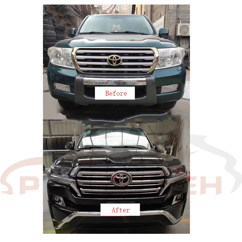 Стильный комплект кузова Land Cruiser для нового Land Cruiser 200 2008-2020, черная пластиковая картонная коробка Toyota 20 19, передний бампер 21
Стильный комплект кузова Land Cruiser для нового Land Cruiser 200 2008-2020, черная пластиковая картонная коробка Toyota 20 19, передний бампер 21