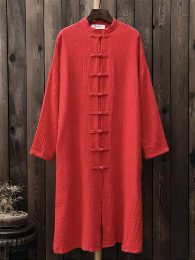 Осенний кардиган на пуговицах в китайском стиле, хлопковое льняное пальто, женское свободное пальто с длинными рукавами, уличная одежда, верхняя одежда больших размеров L-7XL
Осенний кардиган на пуговицах в китайском стиле, хлопковое льняное пальто, женское свободное пальто с длинными рукавами, уличная одежда, верхняя одежда больших размеров L-7XL
