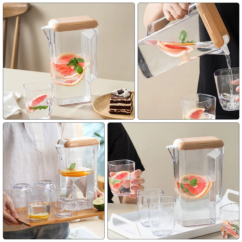 1600 ML Pitcher Plastic Jug Large Capacity H Plastic Pitcher Easy Clean Suitable Juice Beer Tea Milk
1600 ML Pitcher Plastic Jug Large Capacity H Plastic Pitcher Easy Clean Suitable Juice Beer Tea Milk