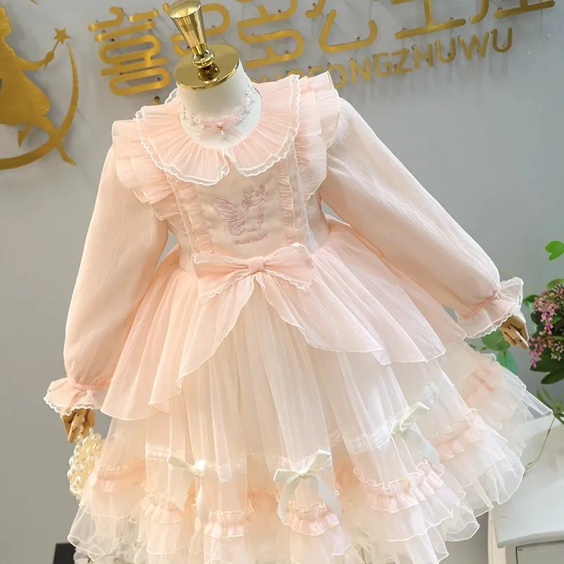 Girls Dresses2024Autumn and Winter Fleece-lined Little Girl Trendy Princess Skirt Children's Birthday Gift
Girls Dresses2024Autumn and Winter Fleece-lined Little Girl Trendy Princess Skirt Children's Birthday Gift