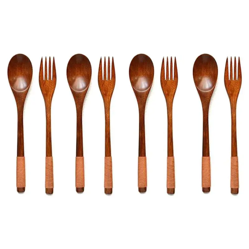 ABJI-48 Pcs Wooden 9 Inchjapanese Spoon Fork Set Kitchen Tableware Natural Wood Cutlery Wooden Dinner Cutlery Set
ABJI-48 Pcs Wooden 9 Inchjapanese Spoon Fork Set Kitchen Tableware Natural Wood Cutlery Wooden Dinner Cutlery Set