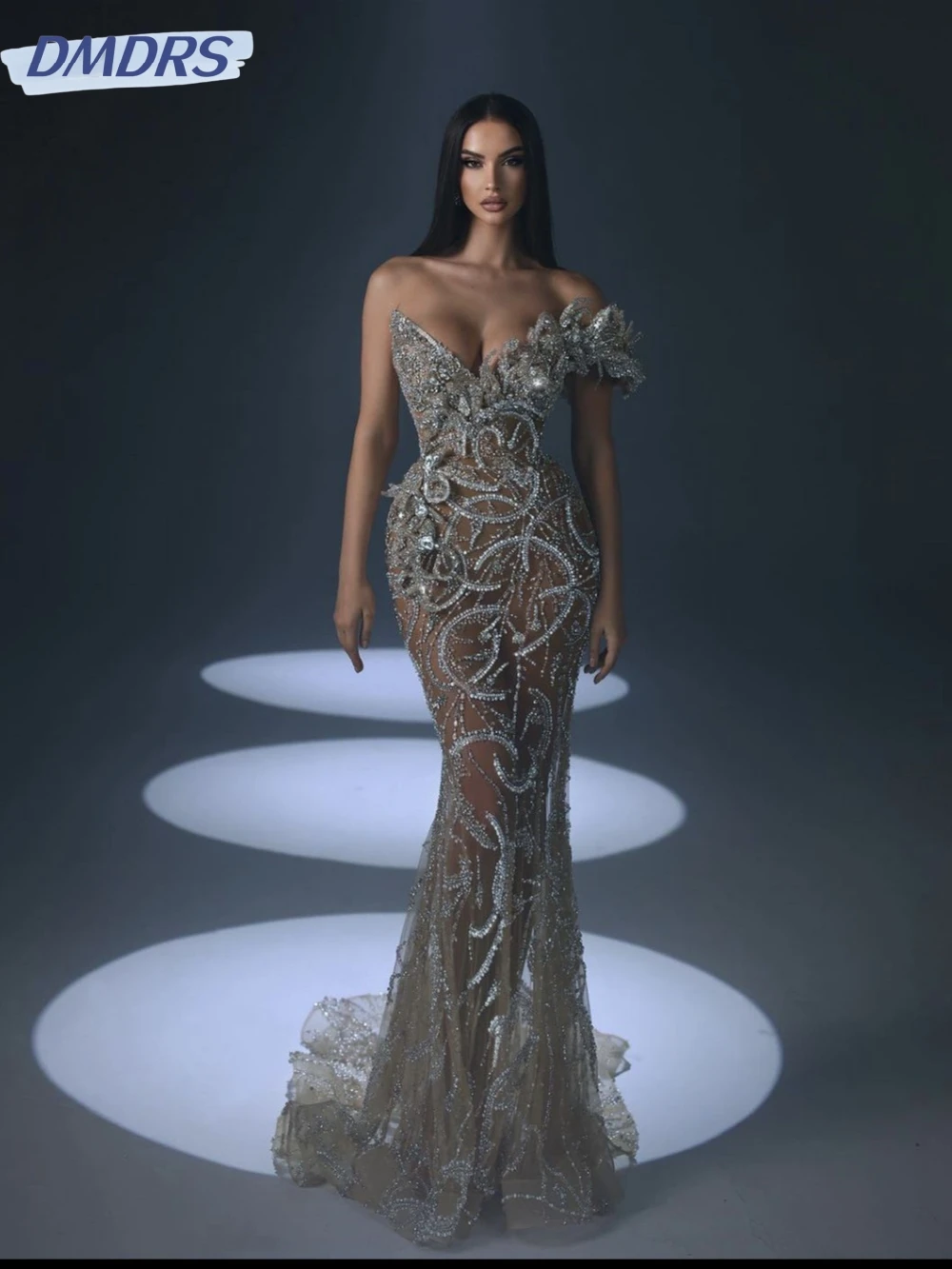 New Silver Beaded Mermaid Long Evening Dress Sexy Illusion One Shoulder Prom Dresses Customized Gorgeous Wedding Party Gown
New Silver Beaded Mermaid Long Evening Dress Sexy Illusion One Shoulder Prom Dresses Customized Gorgeous Wedding Party Gown