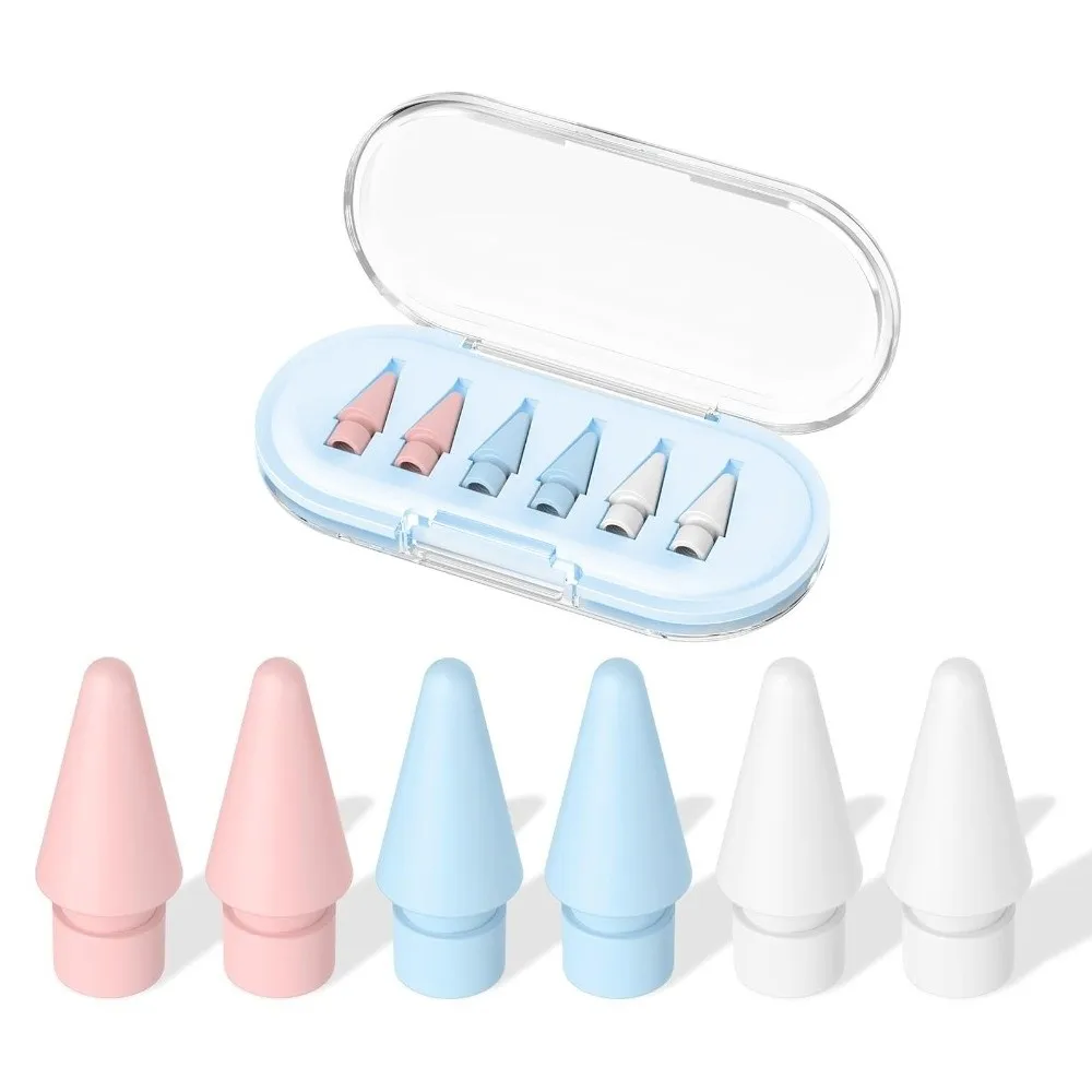 6PCS/Set Wear-Resistant Mixed Pen Tip Set Flexible No delay Replacement Pencil Tips for Apple Pencil 1/2 USB-C Pro
6PCS/Set Wear-Resistant Mixed Pen Tip Set Flexible No delay Replacement Pencil Tips for Apple Pencil 1/2 USB-C Pro