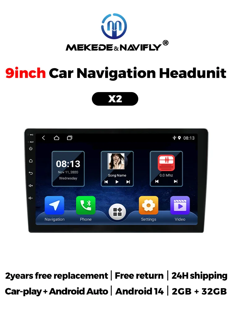 MEKEDE 9/10 Inch New Vehicle Intelligent system For Toyota Volkswagen Hyundai Nissan Kia Honda Car Stereo Carplay Touch Screen
MEKEDE 9/10 Inch New Vehicle Intelligent system For Toyota Volkswagen Hyundai Nissan Kia Honda Car Stereo Carplay Touch Screen