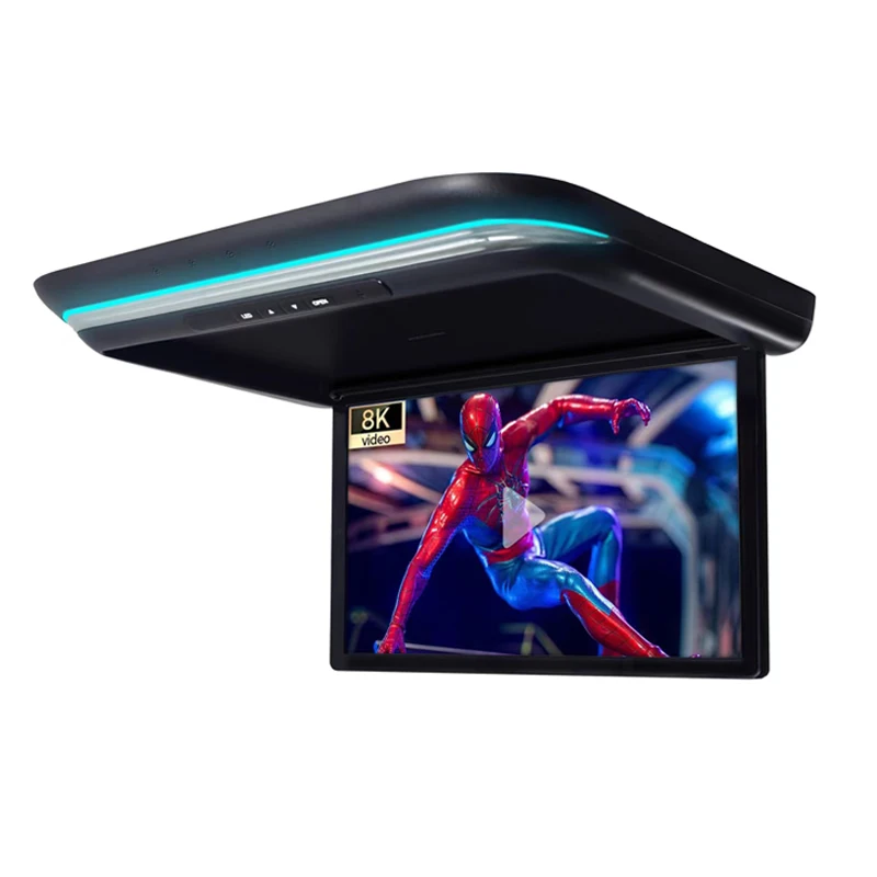 15.6 Inch Car Electric Flip Roof Display Remote Control Voice Control Touch Screen Android Smart TV Mount Entertainment System
15.6 Inch Car Electric Flip Roof Display Remote Control Voice Control Touch Screen Android Smart TV Mount Entertainment System