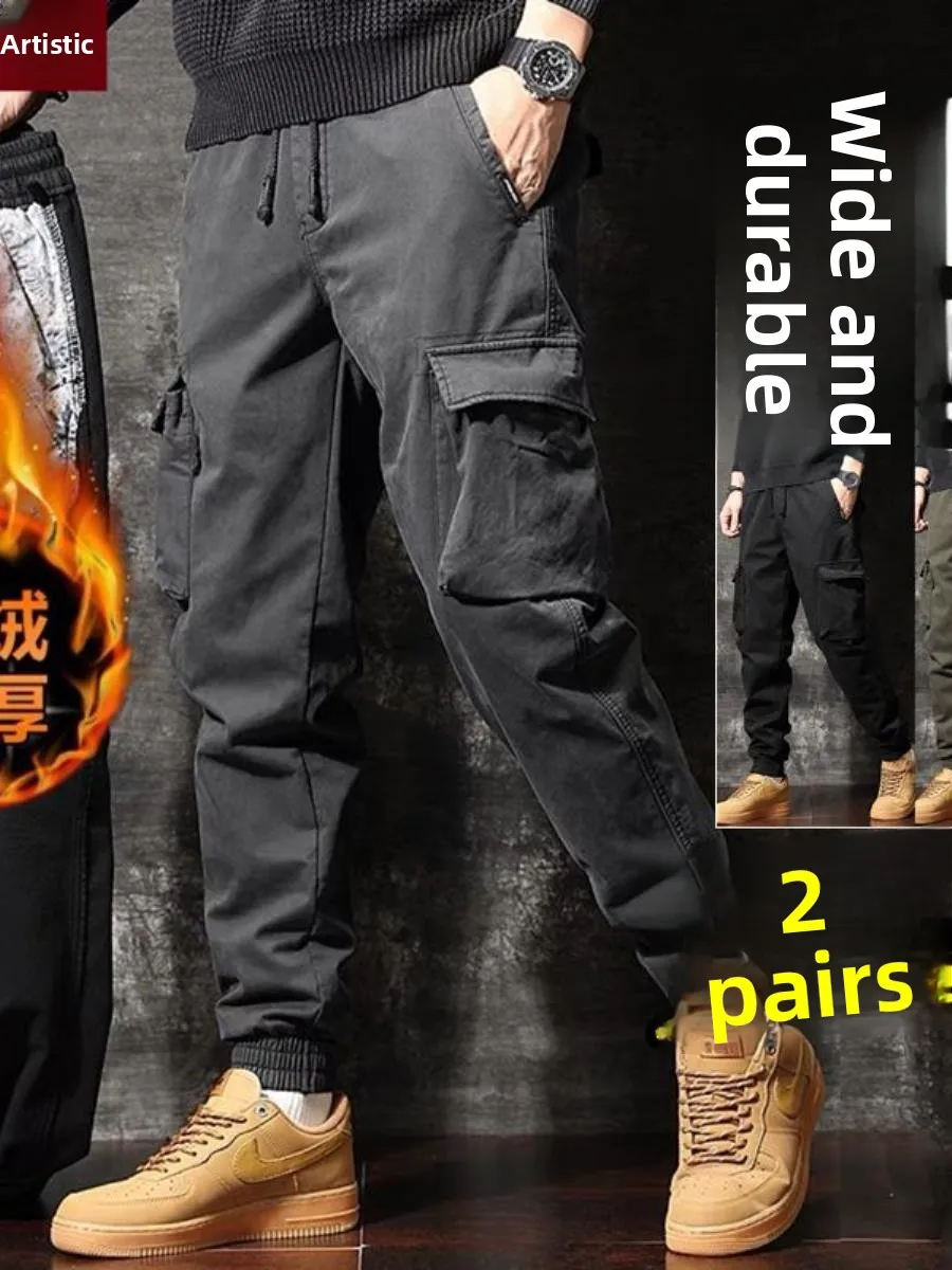 Thiened Fce Winter Workwear Pants Men's Auttive Repair Loose Cuffed Warm Sports Casual Trousers Men's Loose Fit
Thiened Fce Winter Workwear Pants Men's Auttive Repair Loose Cuffed Warm Sports Casual Trousers Men's Loose Fit