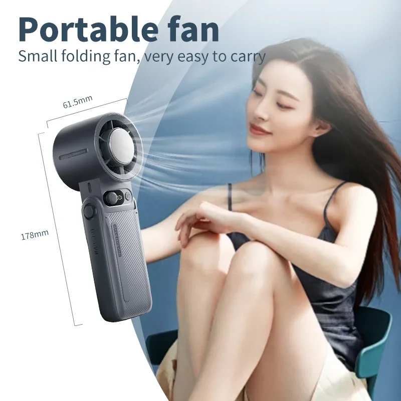 Portable Mini Refrigeration Handheld Fan 199 Speed Stylish Manual Adjustable fan USB rechargeable fan
Portable Mini Refrigeration Handheld Fan 199 Speed Stylish Manual Adjustable fan USB rechargeable fan