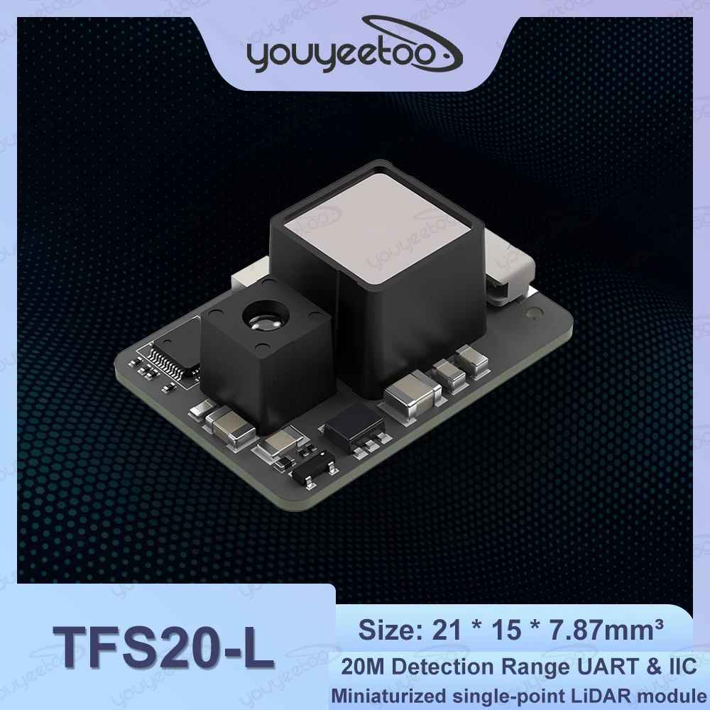 Benewake TFS20-L Miniaturized Single-Point LiDAR Module 20M Range UART & IIC dToF LiDAR Sensors for Drones Wholesale & Custom
Benewake TFS20-L Miniaturized Single-Point LiDAR Module 20M Range UART & IIC dToF LiDAR Sensors for Drones Wholesale & Custom
