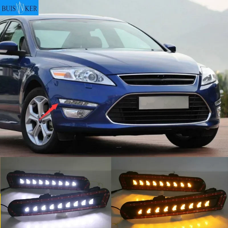 1set For Ford Mondeo 2011 2012 2013 LED DRL Daytime Running Light Daylight Waterproof Fog Lamp white Styling lights
1set For Ford Mondeo 2011 2012 2013 LED DRL Daytime Running Light Daylight Waterproof Fog Lamp white Styling lights