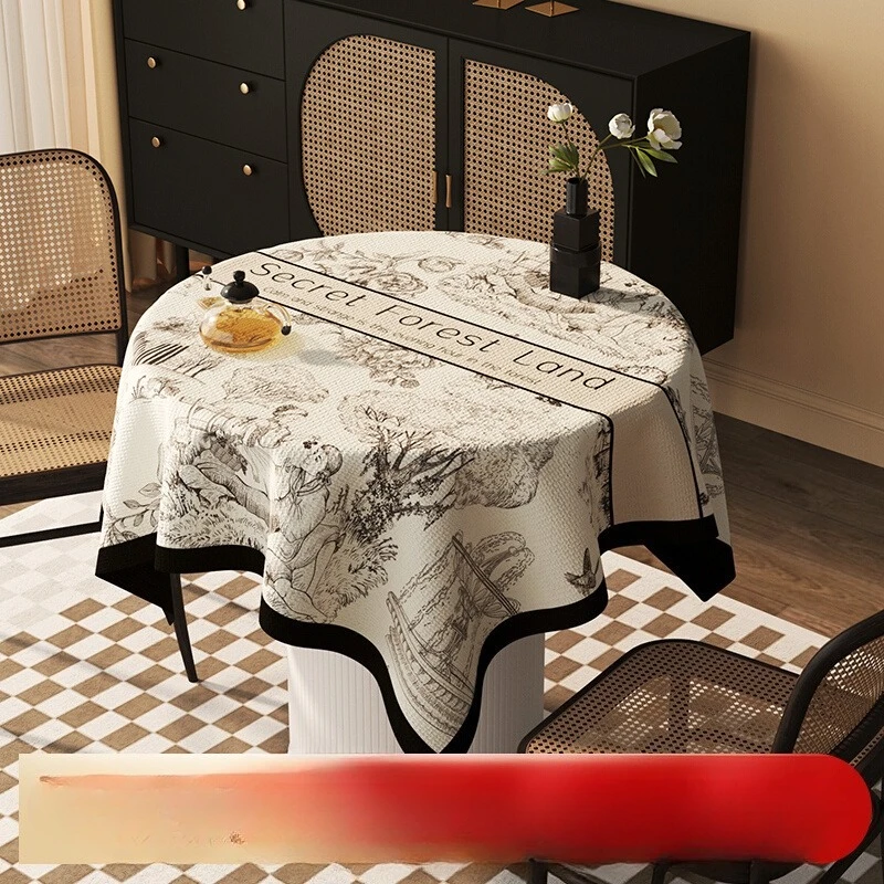 American dining table fabric high-end round table cloth cover cloth towel waterproof household light luxury round coffee
American dining table fabric high-end round table cloth cover cloth towel waterproof household light luxury round coffee