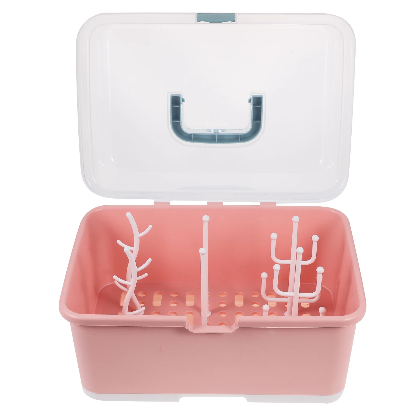 Baby Bottle Storage Box Drying Rack Dust Proof Large Capacity Organizer Breastfeeding Supplies Utensil Holder Food Grade Safe 
Baby Bottle Storage Box Drying Rack Dust Proof Large Capacity Organizer Breastfeeding Supplies Utensil Holder Food Grade Safe