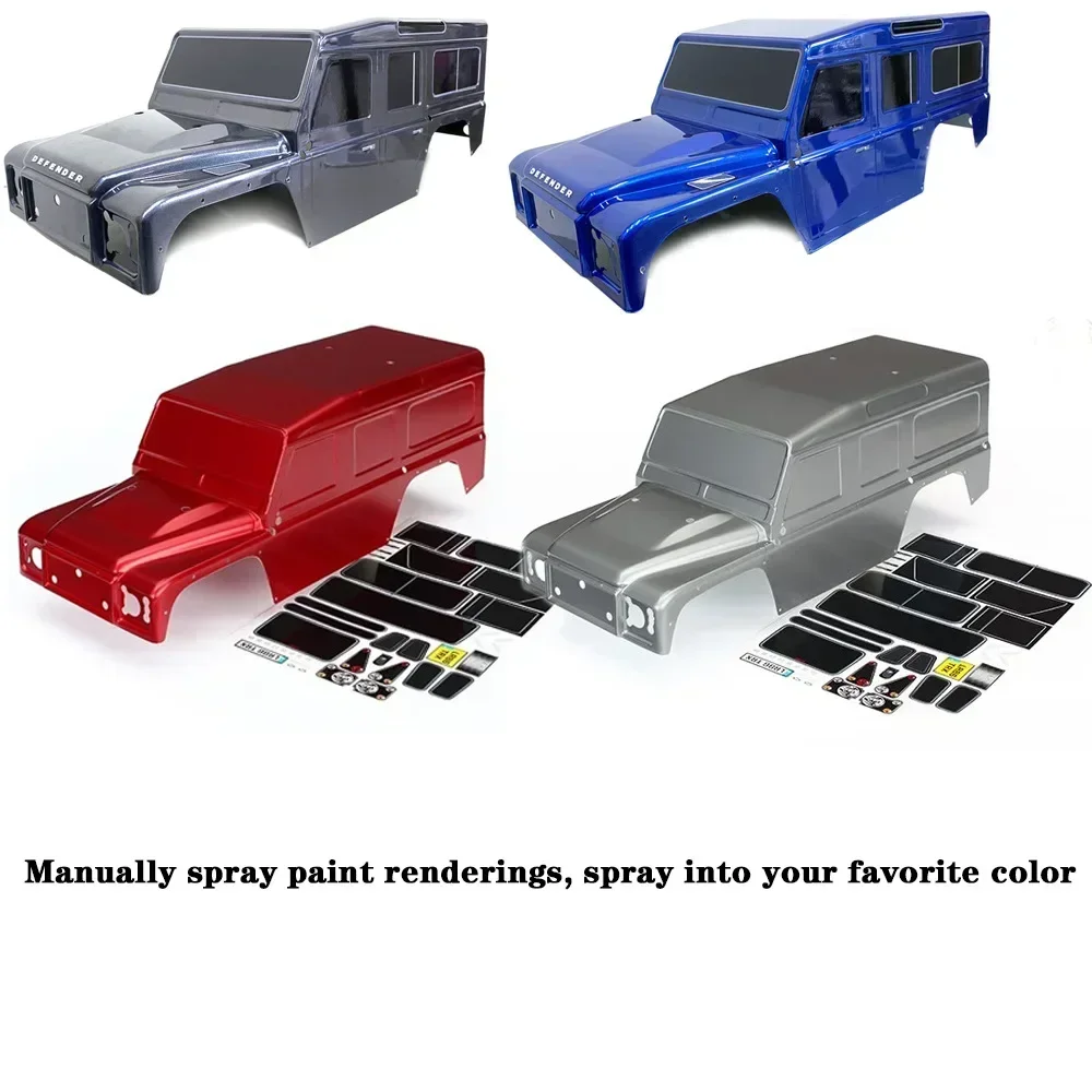 324Mm Wheelbase D110 Clear Body Shell Kit For 1/10 RC Crawler Car Trxs TRX4 TRX-4 Upgrades Parts Accessories
324Mm Wheelbase D110 Clear Body Shell Kit For 1/10 RC Crawler Car Trxs TRX4 TRX-4 Upgrades Parts Accessories