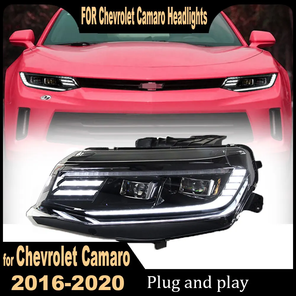 Pair Car Styling Headlight Assembly For Chevrolet Camaro 2016-2020 LED Head Lamp Car Turning Light Plug And Play Accessories
Pair Car Styling Headlight Assembly For Chevrolet Camaro 2016-2020 LED Head Lamp Car Turning Light Plug And Play Accessories