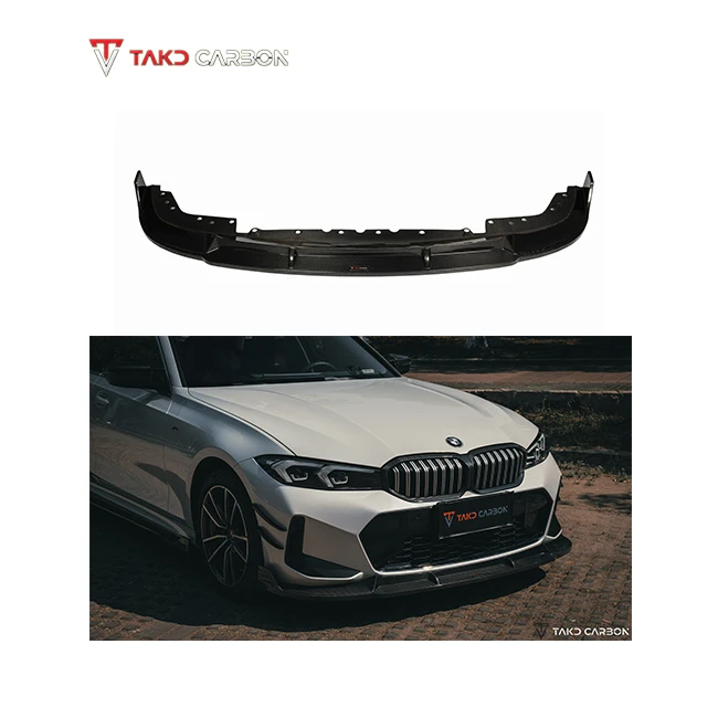 TAKD Carbon Dry Carbon Fiber New Design Front Bumper Lip Diffuser for bmws 3 Series G20 LCI 2023-UP
TAKD Carbon Dry Carbon Fiber New Design Front Bumper Lip Diffuser for bmws 3 Series G20 LCI 2023-UP