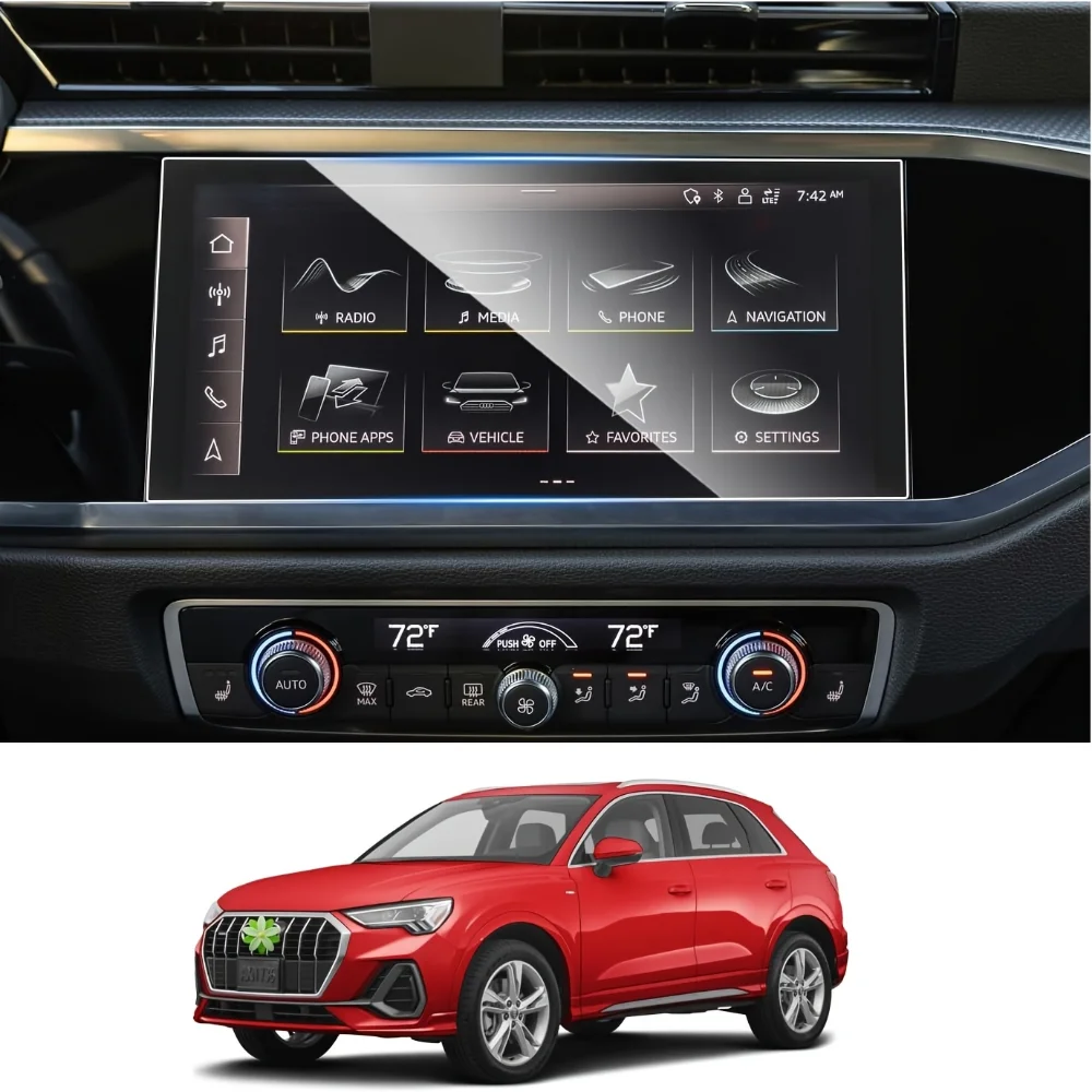 8,8-дюймовая защитная пленка для экрана из закаленного стекла для Audi Q3 2019-2024, устойчивая к царапинам, простая установка, аксессуары для салона автомобиля
8,8-дюймовая защитная пленка для экрана из закаленного стекла для Audi Q3 2019-2024, устойчивая к царапинам, простая установка, аксессуары для салона автомобиля
