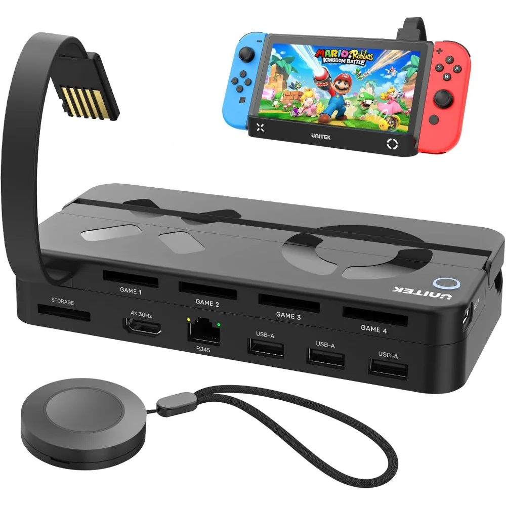 Nintendo Switch Dock Station with Game Card Reader, Portable Switch TV Docking
Nintendo Switch Dock Station with Game Card Reader, Portable Switch TV Docking