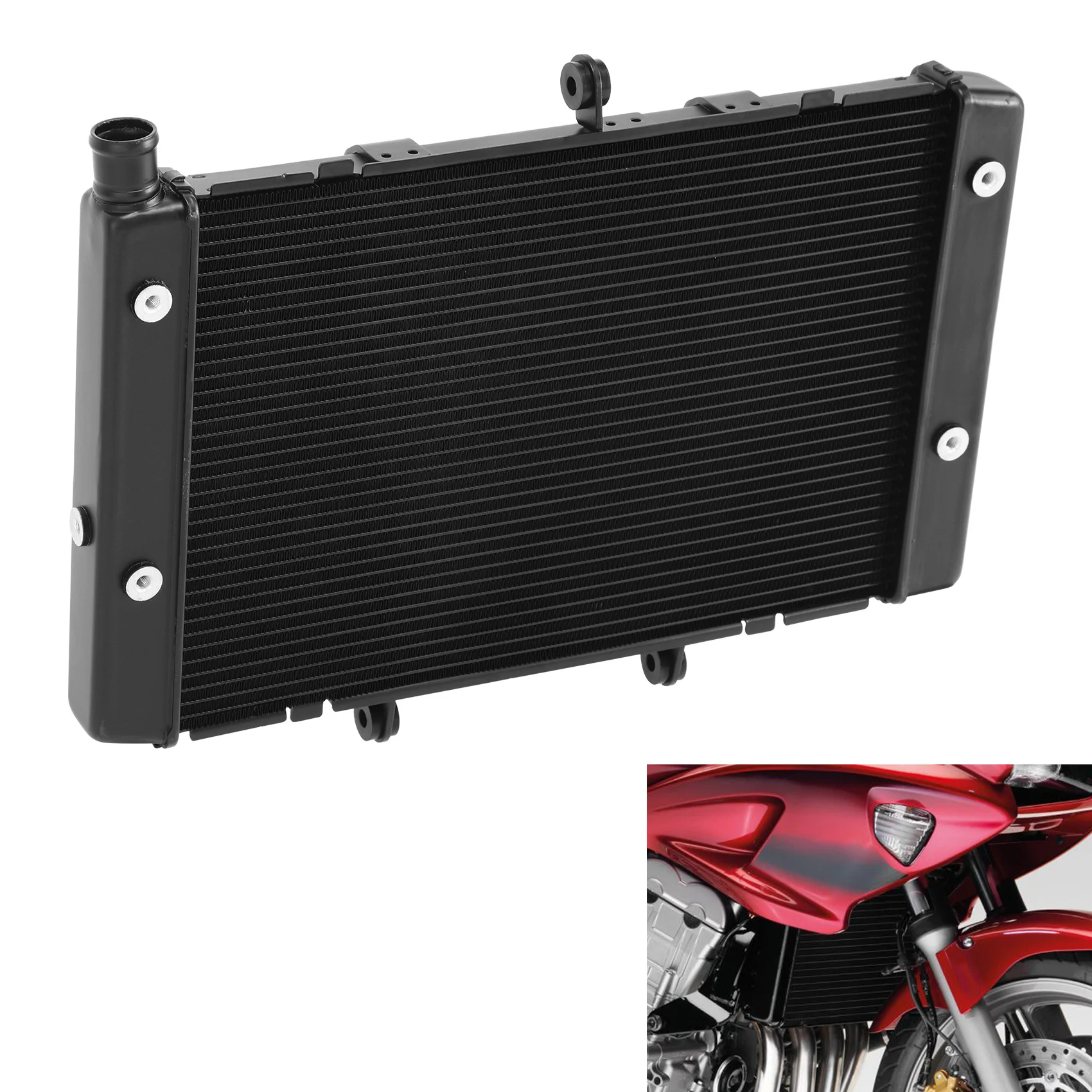 Черный радиатор двигателя, охладитель для Honda CB1000R 2008-2017 CBF1000 2011-2016 2015 2014 2013 2012, аксессуары для мотоциклов
Черный радиатор двигателя, охладитель для Honda CB1000R 2008-2017 CBF1000 2011-2016 2015 2014 2013 2012, аксессуары для мотоциклов