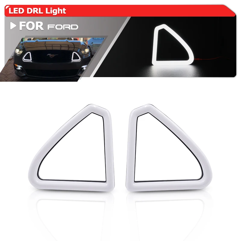 Add-On White Led Front Grille Mount Accent Daytime Running Lights For Ford Mustang Pre-LCI Ecoboost/Base/V6 Model 2015-2017
Add-On White Led Front Grille Mount Accent Daytime Running Lights For Ford Mustang Pre-LCI Ecoboost/Base/V6 Model 2015-2017
