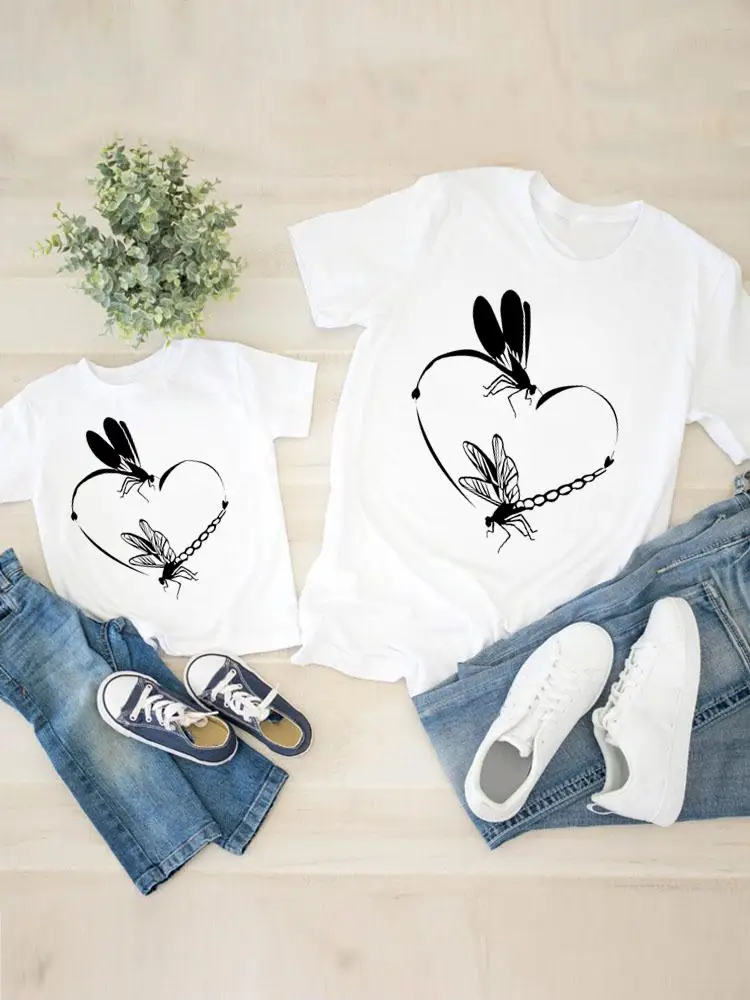 Women Child Kid Clothing Dragonfly Cute Style Boy Girl Summer Family Matching Outfits Mom Mama Mother Tee T-shirt Clothes
Women Child Kid Clothing Dragonfly Cute Style Boy Girl Summer Family Matching Outfits Mom Mama Mother Tee T-shirt Clothes