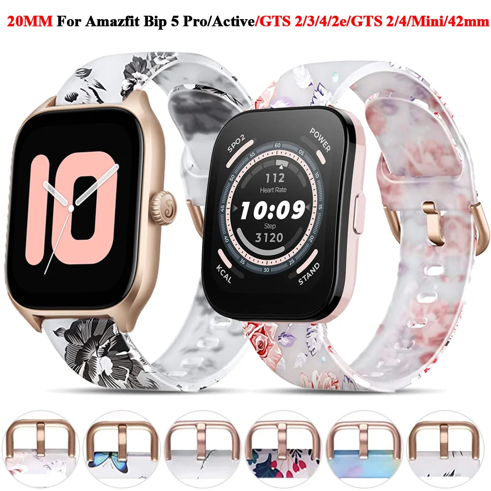 20mm Soft Silicone Watch Strap For Amazfit Bip 3 Pro Band For Amazfit GTS 4 2 Mini/GTS4 3 /GTS 2e/Bip U S Lite Pro 42mm Bracelet
20mm Soft Silicone Watch Strap For Amazfit Bip 3 Pro Band For Amazfit GTS 4 2 Mini/GTS4 3 /GTS 2e/Bip U S Lite Pro 42mm Bracelet
