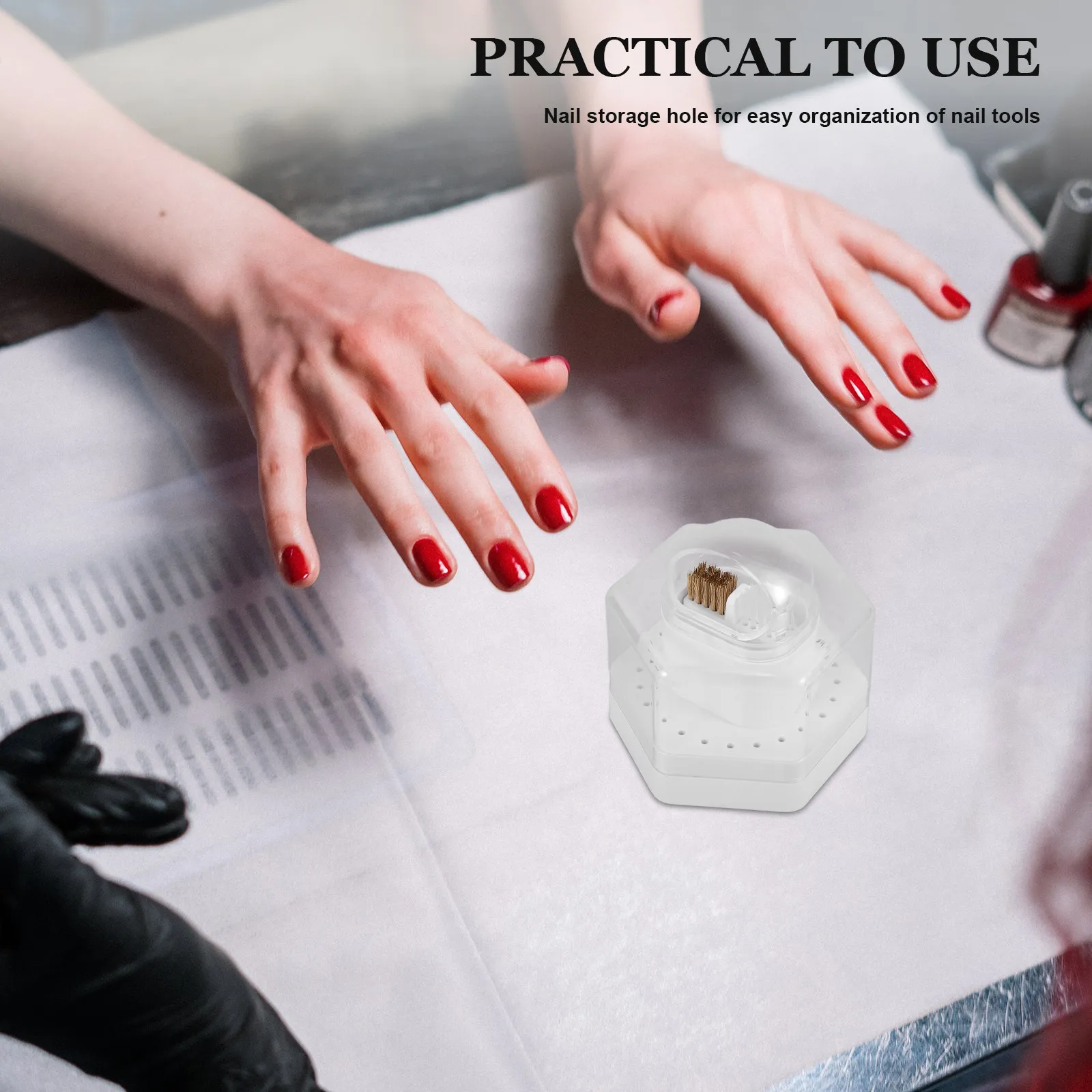 Nail Grinding Head Holder Storage Case with Multiple Slots Neat Desktop Organizer for Nail Art Salon Manicure Tools Display Box
Nail Grinding Head Holder Storage Case with Multiple Slots Neat Desktop Organizer for Nail Art Salon Manicure Tools Display Box