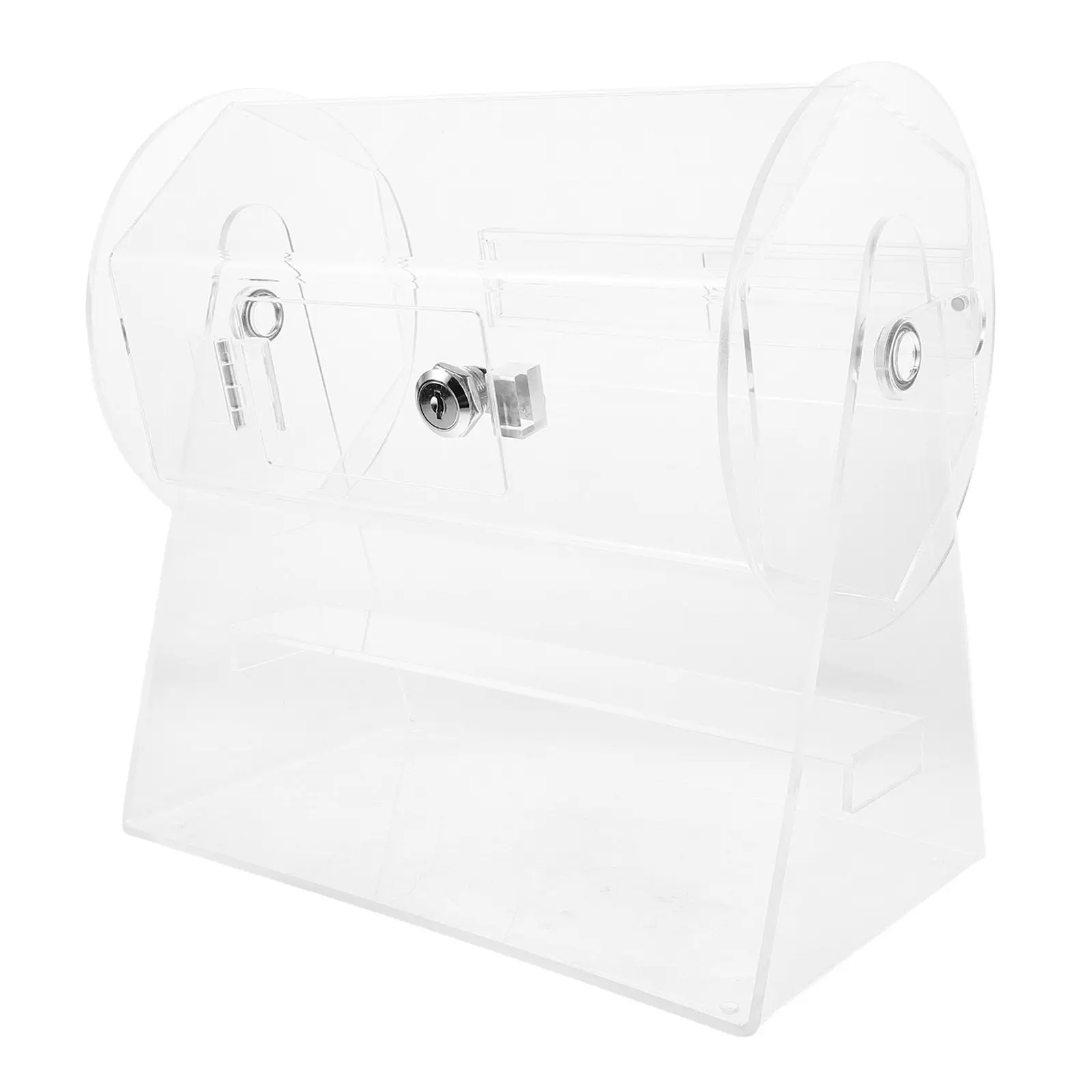 Large Capacity Raffle Ticket Spinner Clear Acrylic Spinning Drum For Bingo Lottery Games Transparent Ticket Cage Prize
Large Capacity Raffle Ticket Spinner Clear Acrylic Spinning Drum For Bingo Lottery Games Transparent Ticket Cage Prize